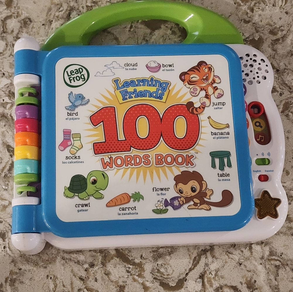 Leap Frog 100 Words Book, EUC